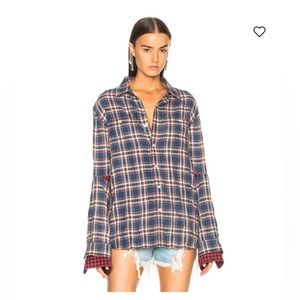 R13 Double sleeve Shirt. Size XS